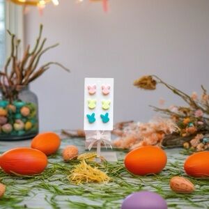 Colorful Bunny Earrings